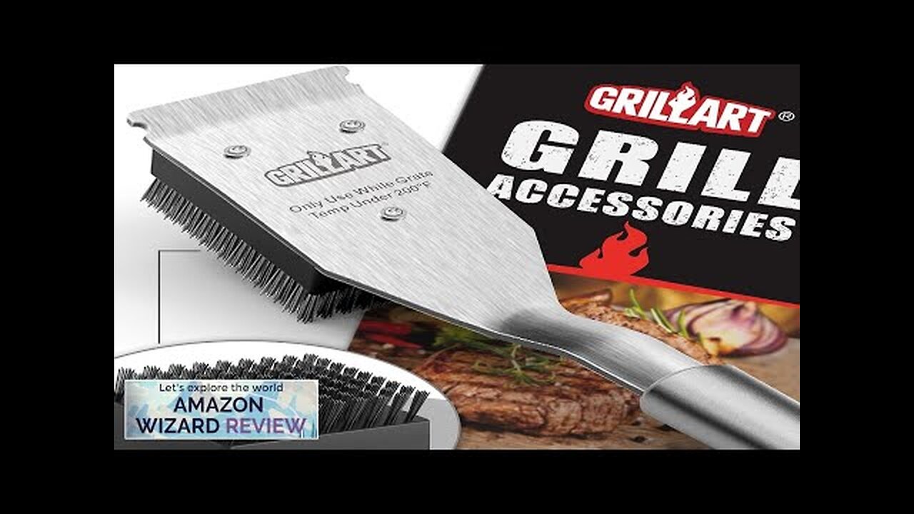 GRILLART Grill Brush and Scraper Wire BBQ Grill Brush for Outdoor Grill Review