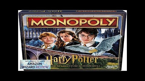 Monopoly HARRY POTTER Edition Board Game A Magical Adventure at Hogwarts Review