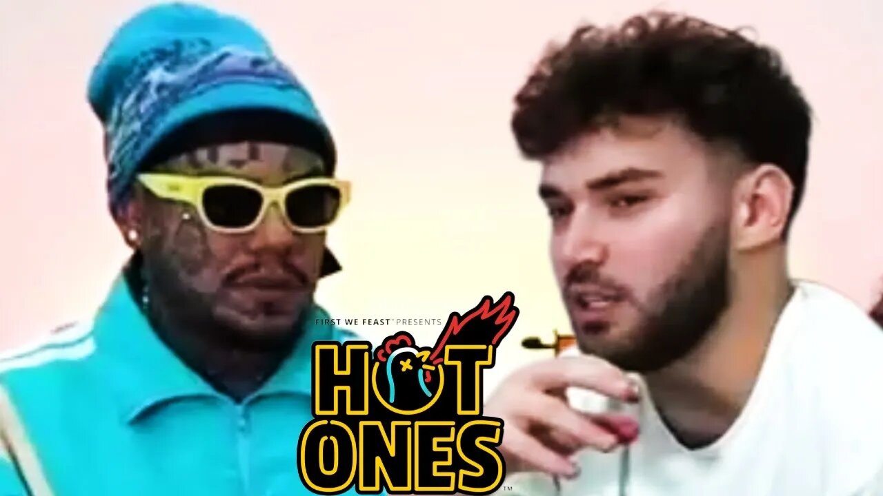 Adin Ross & 6ix9ine Does Hot Ones! (Spiciest Questions)