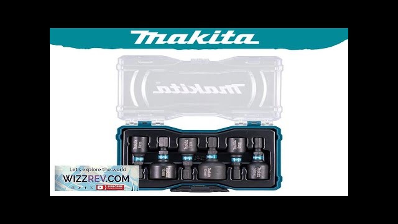 Makita E-18035 Impact Black NutSetter Set 50MM 6-13MM Screwdriver Adapter Magnetic Hexagonal Review