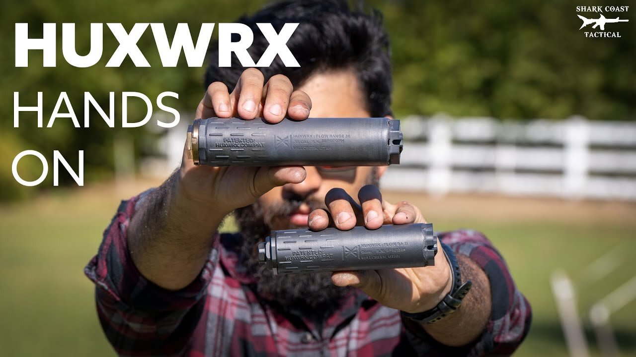 HUXWRX New Flow-Through Suppressors | Flow 9k Ti & Flow Range 36 Ti