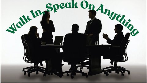 Walk in, Speak on Anything