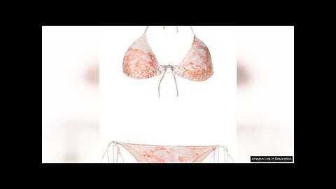 ADRIANA DEGREAS Sea Bubbles Triangle BikiniAlways have a timeless option in your suitcase Review