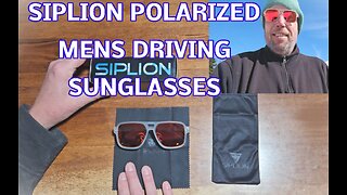 SIPLION Polarized Mens Sunglasses, UV400, Light, Sturdy