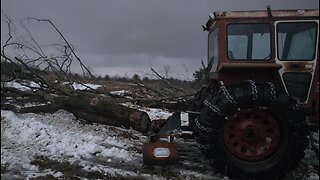 Farm Tractor Skidding