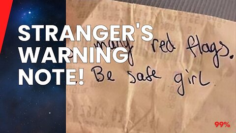 STRANGER SLIPS WOMAN A NOTE! What It Said SHOCKED HER! (Date Nightmare)