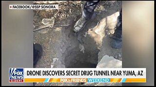 Officials uncover secret drug tunnel near border wall