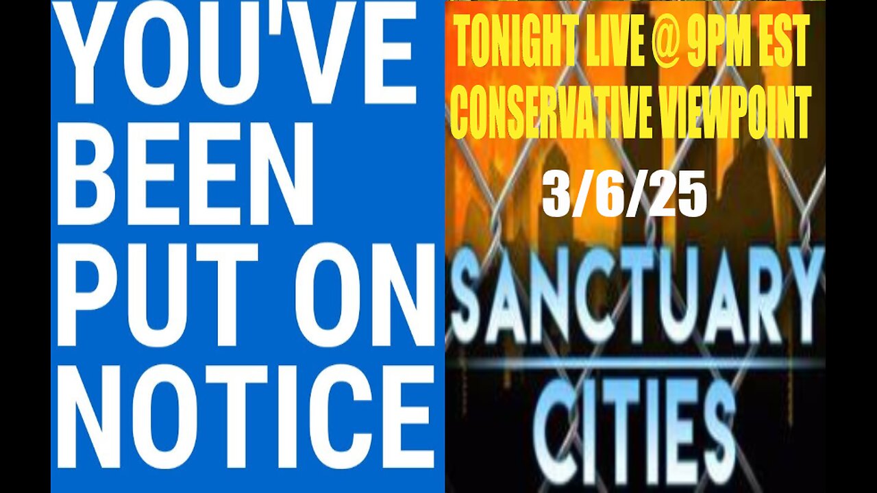 SANCTUARY MAYORS PUT ON NOTICE!! WILL WE SEE THE EPSTEIN PEDO LIST? LIVE TONIGHT AT 9PM EST.