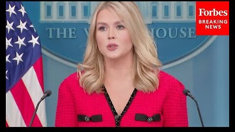 Karoline Leavitt Holds Press Briefing As Trump Admin Responds To Deadly Plane Crash