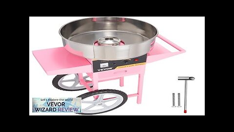 VEVOR Electric Cotton Candy Machine with Cart 1000W Commercial Floss Maker Review