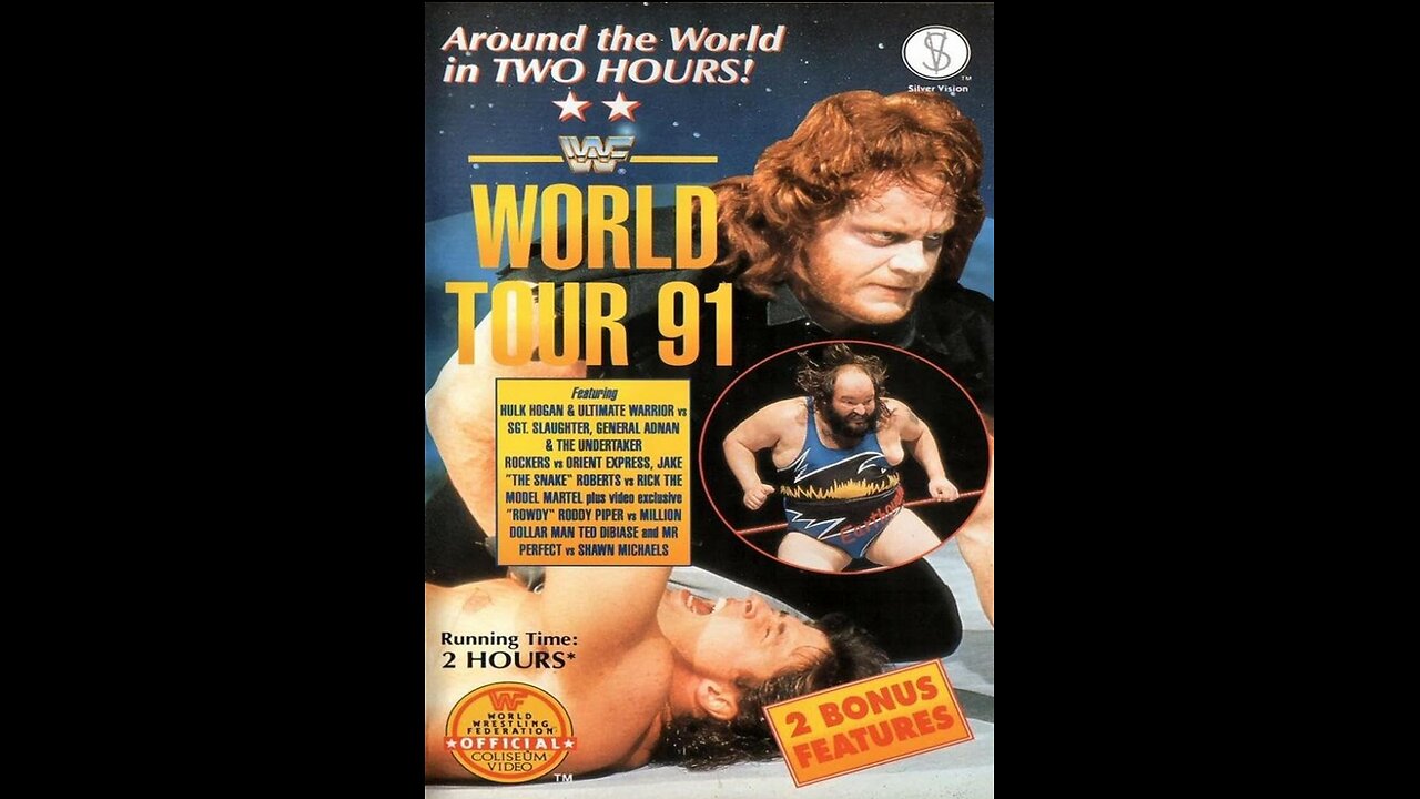WWF World Tour 1991 VHS (1991) - Coliseum Video