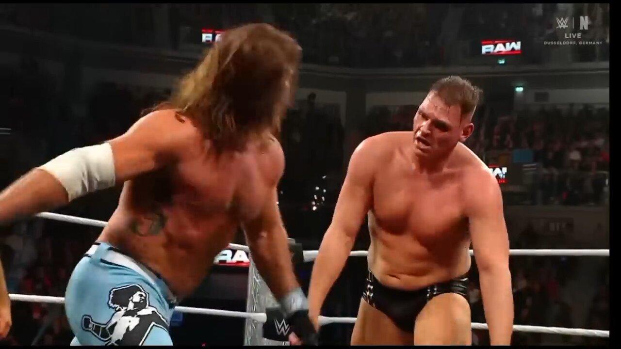 Wwe match Aj style vs gunter