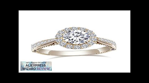 CVD HPHT Lab Diamond Ring 1ct D SI1 18K Gold Jewelry Engament Review