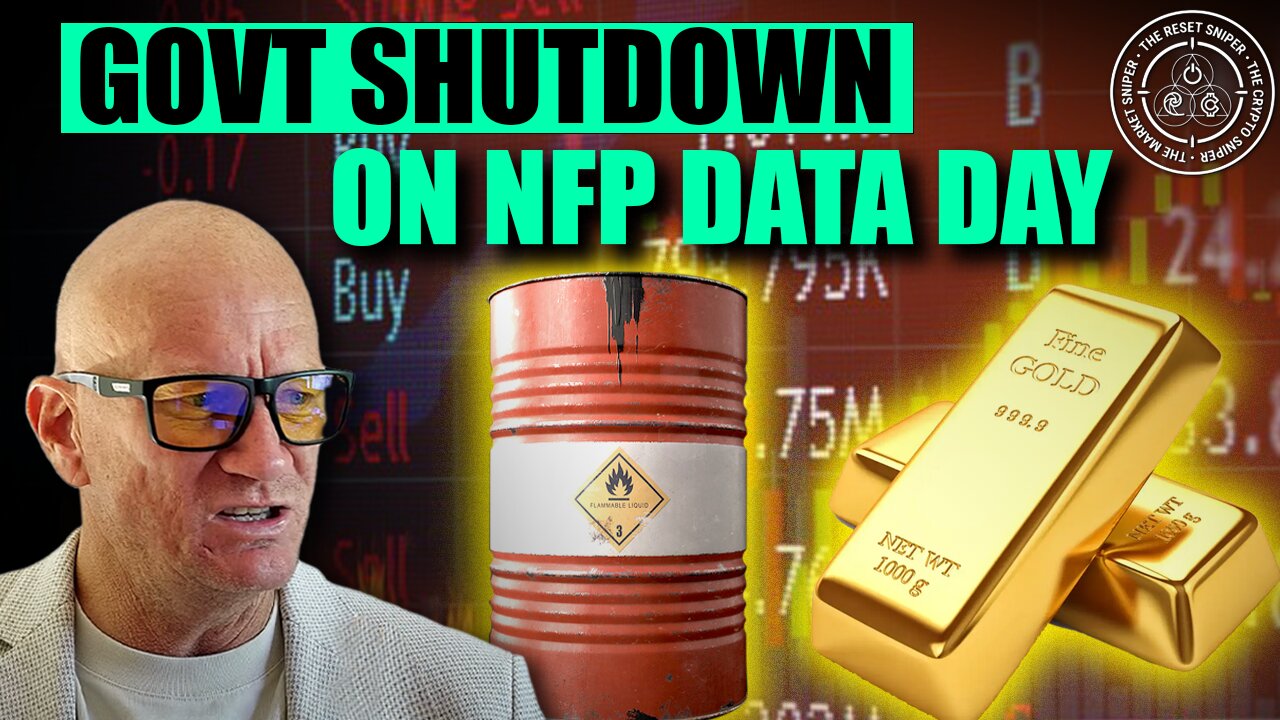 Gold, Oil & HyperStagflation on Non-Farm Payrolls Government shut down day