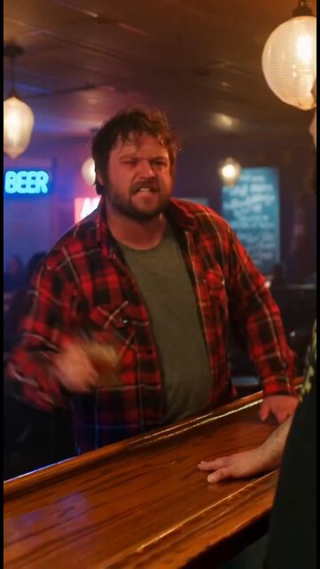 Russell Blade kicks out of violent drunk out of a bar