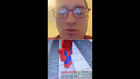 Playing Spider-Man into the crafting verse Minecraft edition