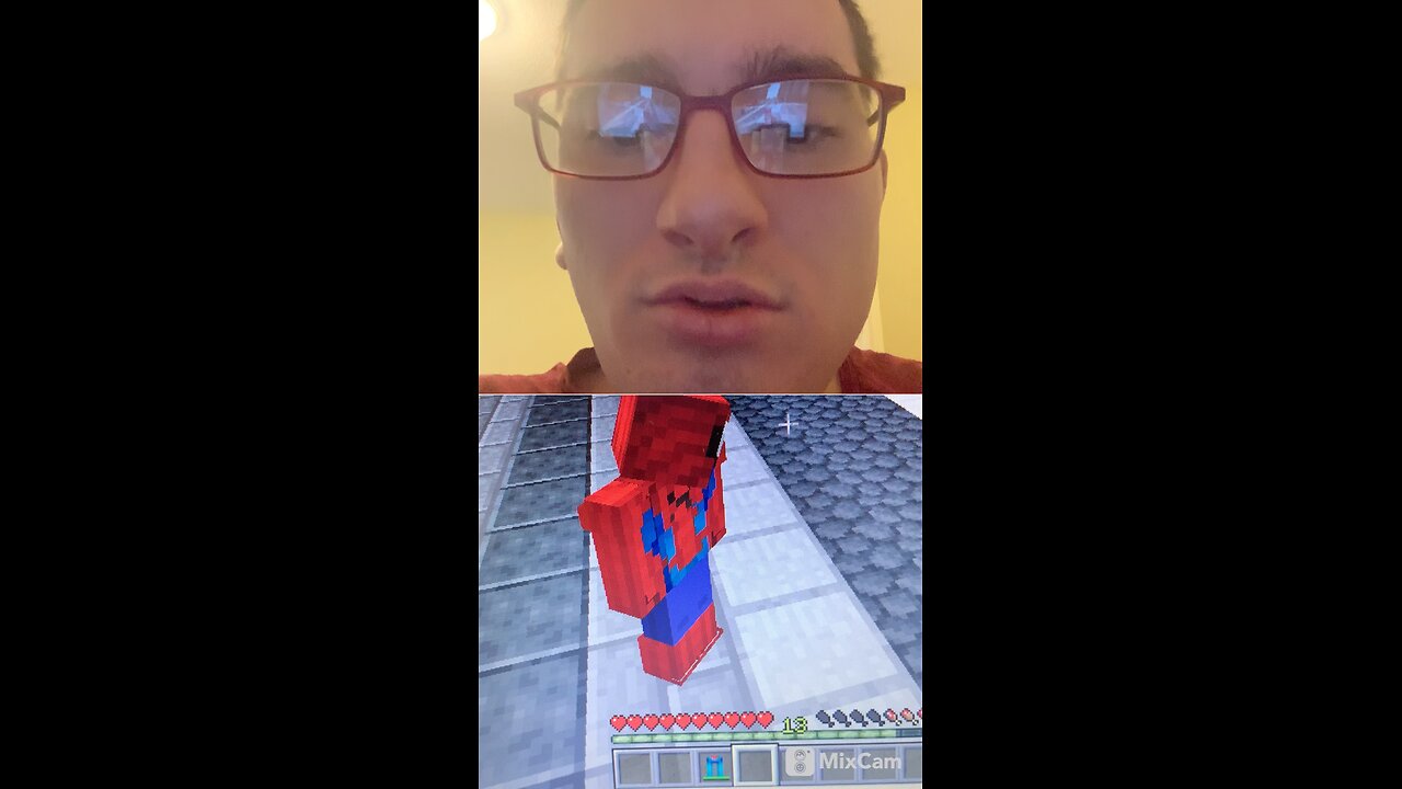 Playing Spider-Man into the crafting verse Minecraft edition