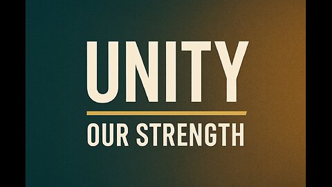 UNITY: The Strength America Forgot — Why Coming Together Still Matters