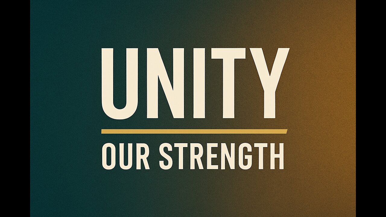 UNITY: The Strength America Forgot — Why Coming Together Still Matters
