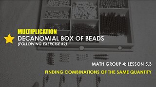 Math Group 4 (Lesson 5.3): Finding Combinations of the Same Quantity in Multiplication