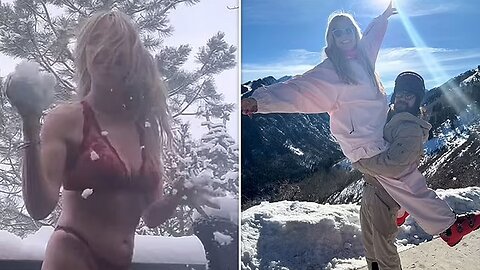 "Heidi Klum’s Ski Resort Bikini Moment"