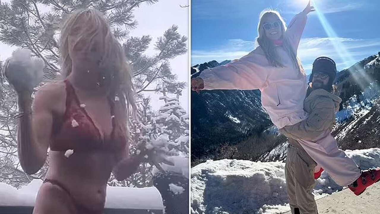 "Heidi Klum’s Ski Resort Bikini Moment"