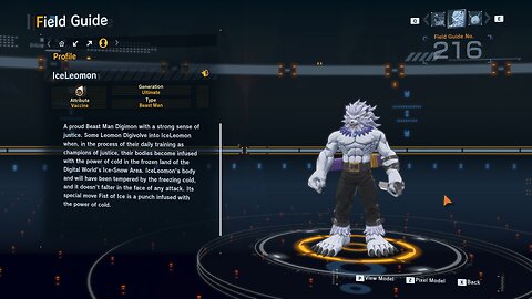 iceleomon all digivolution/de-digivolution/profile Digimon Story Time Stranger