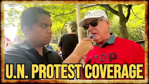 Jose Vega REPORTS LIVE From UN Protests in NYC