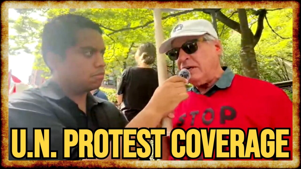 Jose Vega REPORTS LIVE From UN Protests in NYC