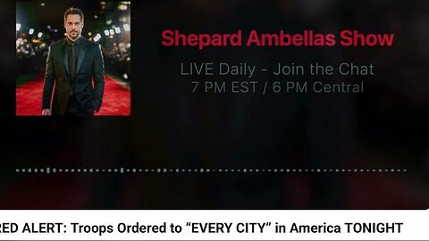 ALERT - Pam Bondi Orders Troops To Every Major City In America