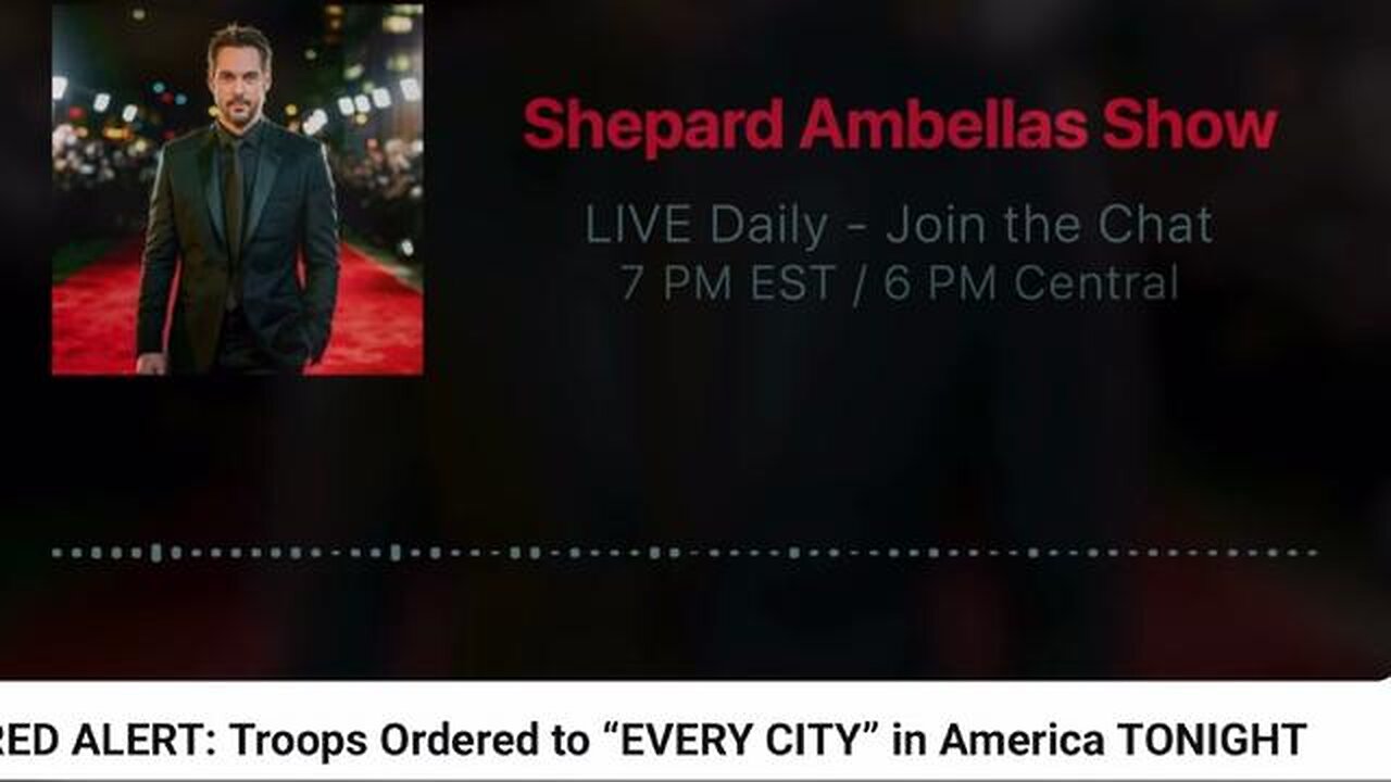 ALERT - Pam Bondi Orders Troops To Every Major City In America