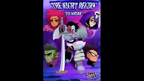 Teen Titans Go Figure! RAVEN THE NIGHT BEGINS TO SHINE LIVE