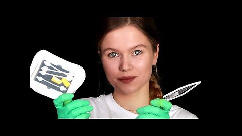 ASMR Tingly Ear Cleaning. Care with Gloves (Latex, Nitrile, Rubber)