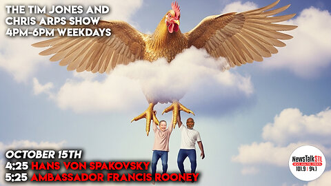 The Tim Jones and Chris Arps Show 10.15.2025 Hans Von Spakovsky | Ambassador Francis Rooney