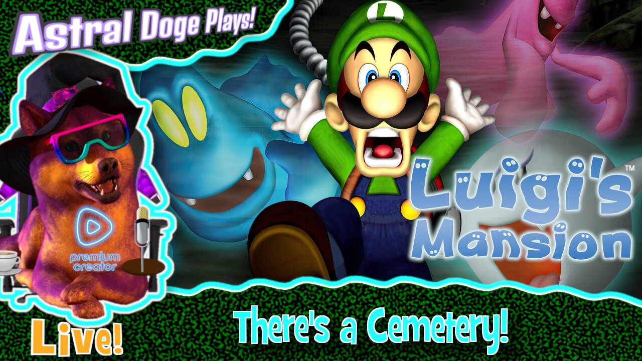 Luigi's Mansion ~LIVE!~ There's a Cemetery!