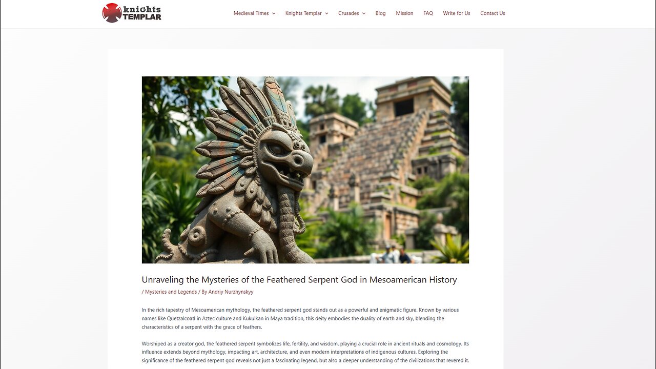 AMERICA WAS NAMED AFTER THE FEATHERED SERPENT OF AZTEC & MAYAN FLAT EARTH DEATH CULTS