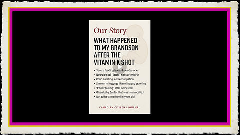 What Happened to My Grandson After the Vitamin K Shot — Our Experience, Not Theory