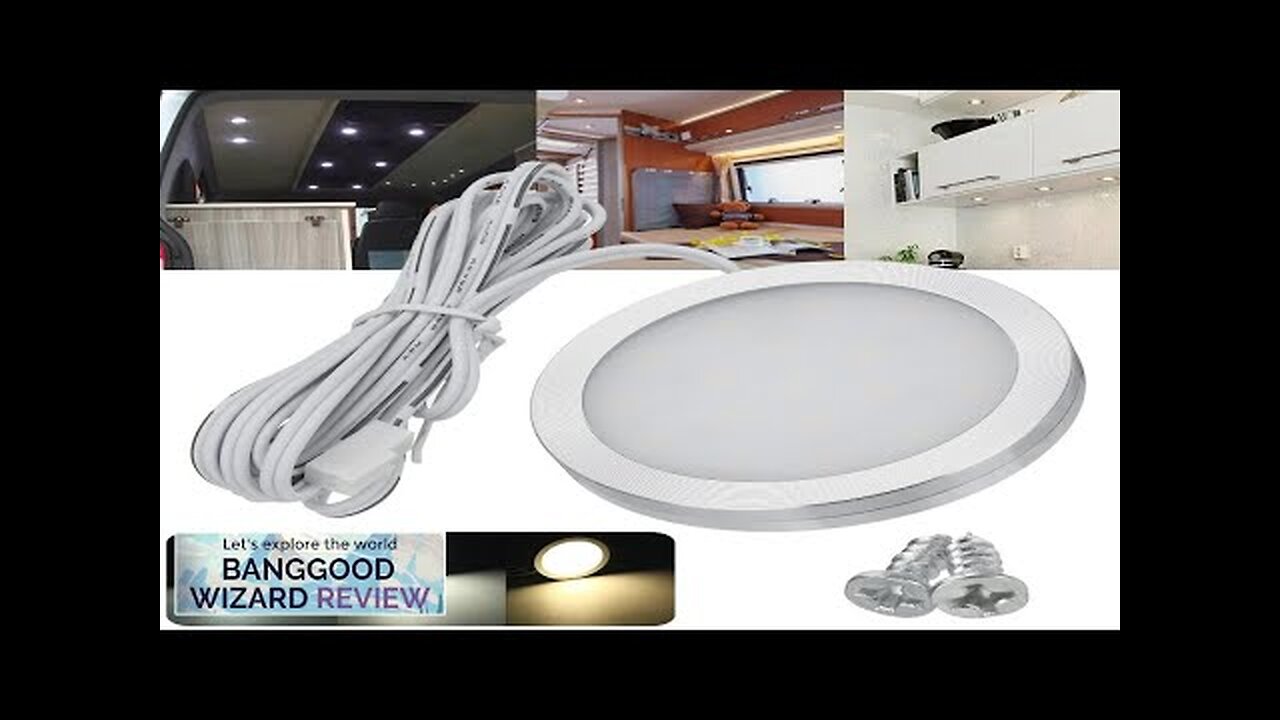 KROAK 12V Interior LED Spot Light For Camper Van Caravan Motorhome T4 Review