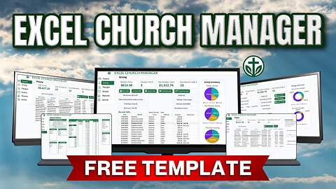 Church Management System in Excel — Free Template + Full Training