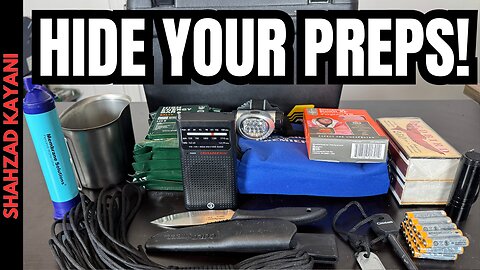 Hide Your Prepping Supplies Before They're Confiscated! Prepper Cache