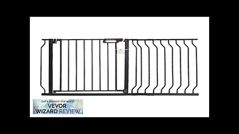 VEVOR Baby Gate 29.5"-48.4" Extra Wide 30" High Dog Gate for Stairs Review