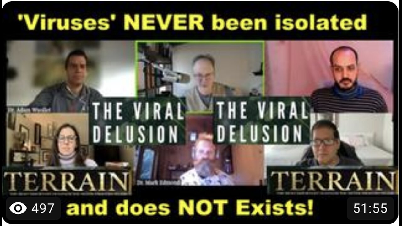 Dr 'Tom Cowan' Roundtable: 'Viruses' NEVER been 'isolated' and does NOT Exists!