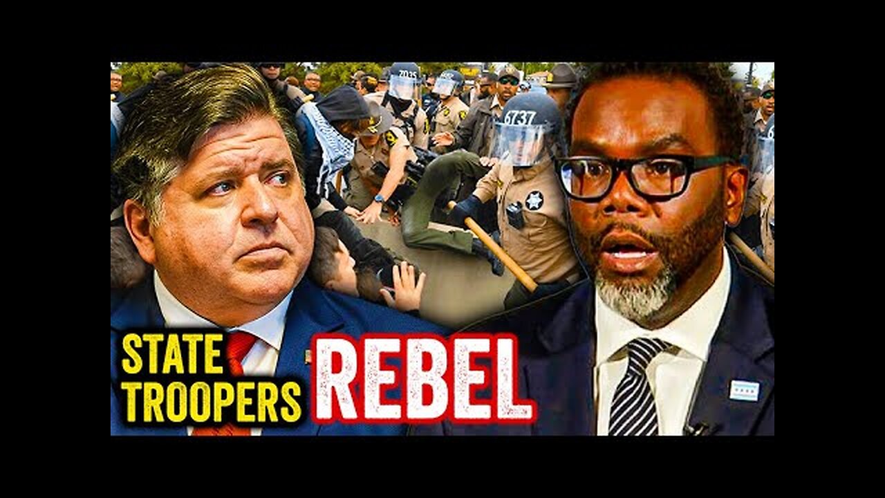 Pritzker and Johnson PANIC as Illinois State Troopers REBEL!!!