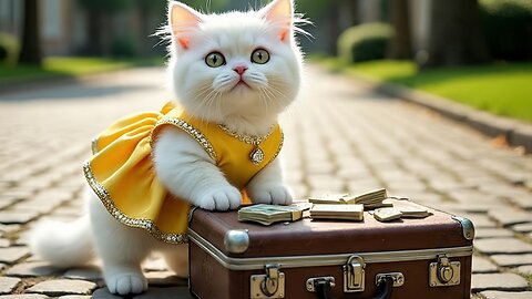 The Brave White Cat: From Factory Worker to Successful Office Star