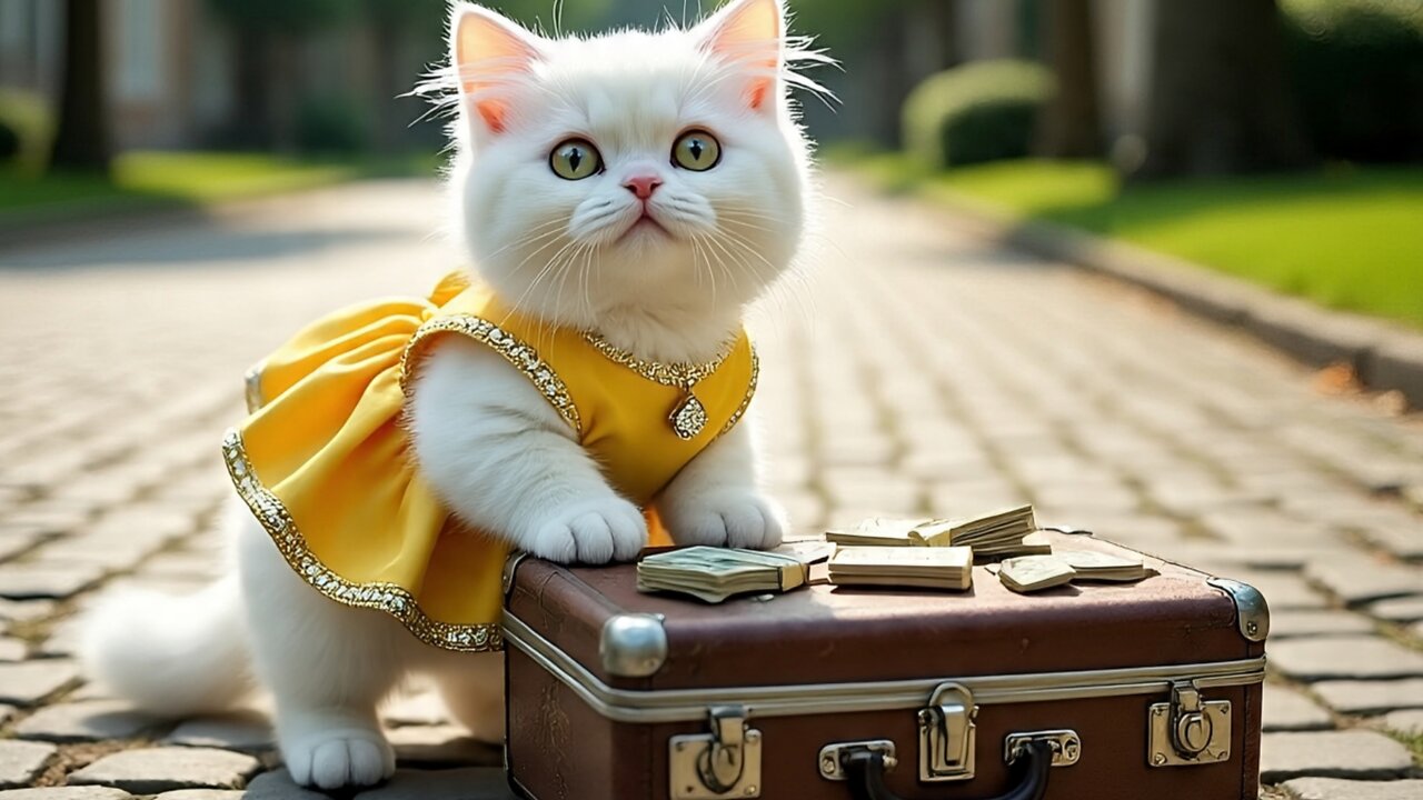 The Brave White Cat: From Factory Worker to Successful Office Star