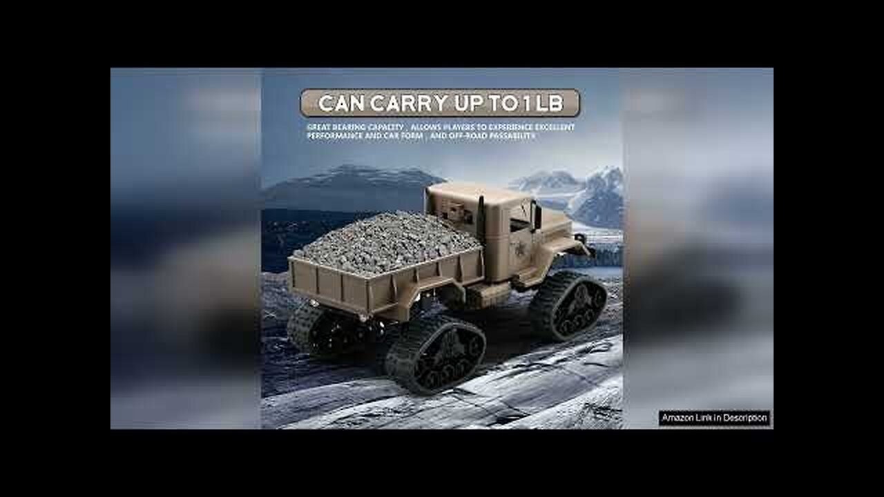 REMOKING RC Hobby Toys Military Truck Off-Road Sport Cars 4WD 2.4Ghz All Review