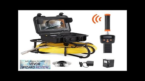 VEVOR Sewer Camera Pipe Inspection Camera w/ 512hz Sonde 9in 720p Screen Review