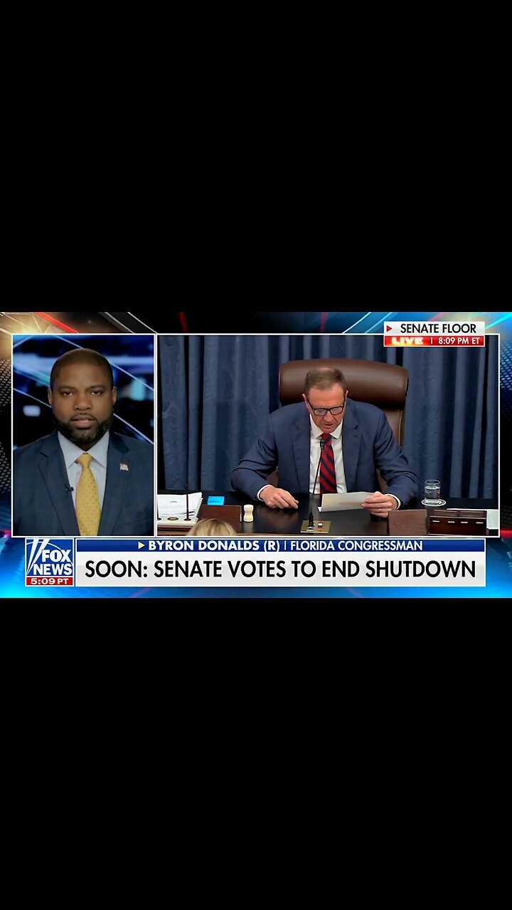 Byron Donalds BLASTS Chuck Schumer Over Shutdown