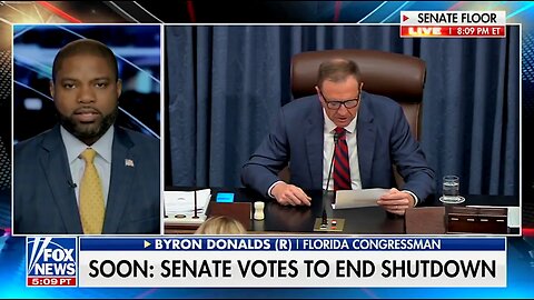 Byron Donalds BLASTS Chuck Schumer Over Shutdown