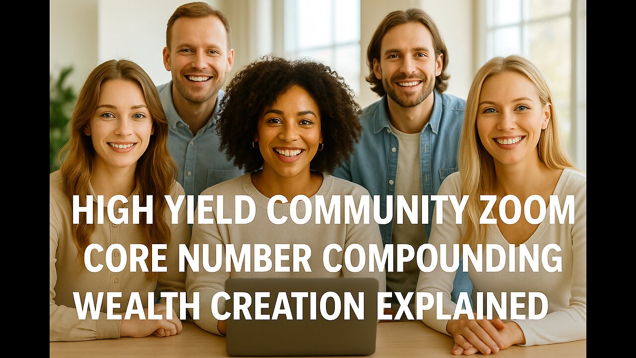 High-Yield Live Zoom: How Core Number Compounding Unlocks Unlimited Weekly Cash Flow!